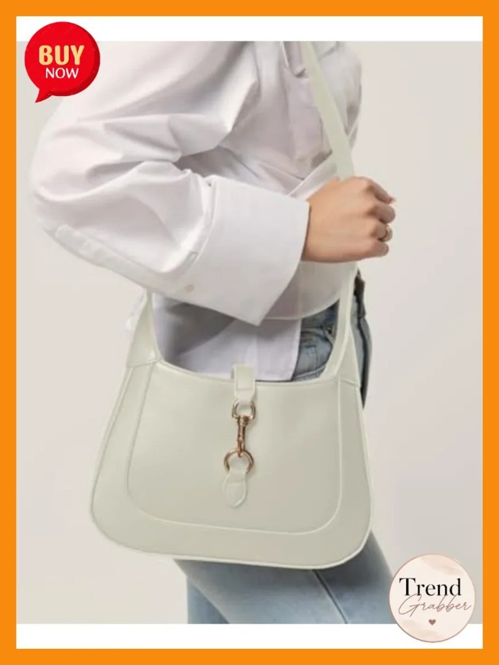 Women's Vegan Leather Hobo Shoulder Bag 2in1 Crossbody Adjustable Strap